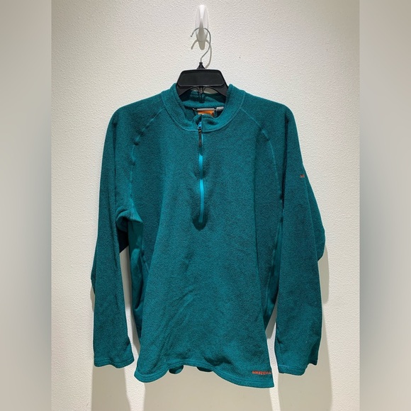 Merrell Men's 1/4 Zip Pullover Long Sleeve Green Casual Size L - Picture 2 of 11